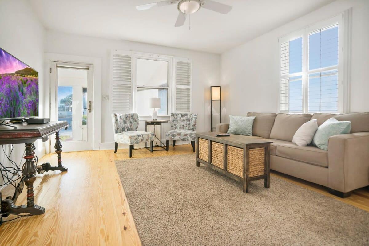 Beach Cottage! 100 Steps To The Sand, Pets Ok, Private Deck! Сент-Огастин Экстерьер фото